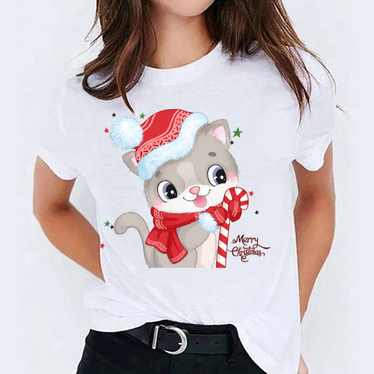 Tricou Christmas Cat