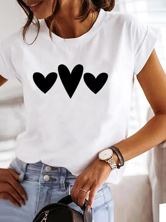 Tricou 3 Black Hearts