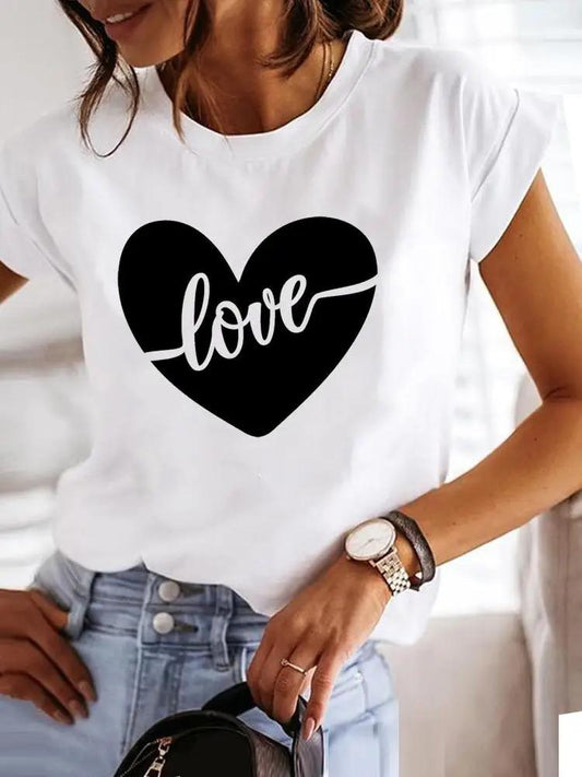 Tricou Love Black