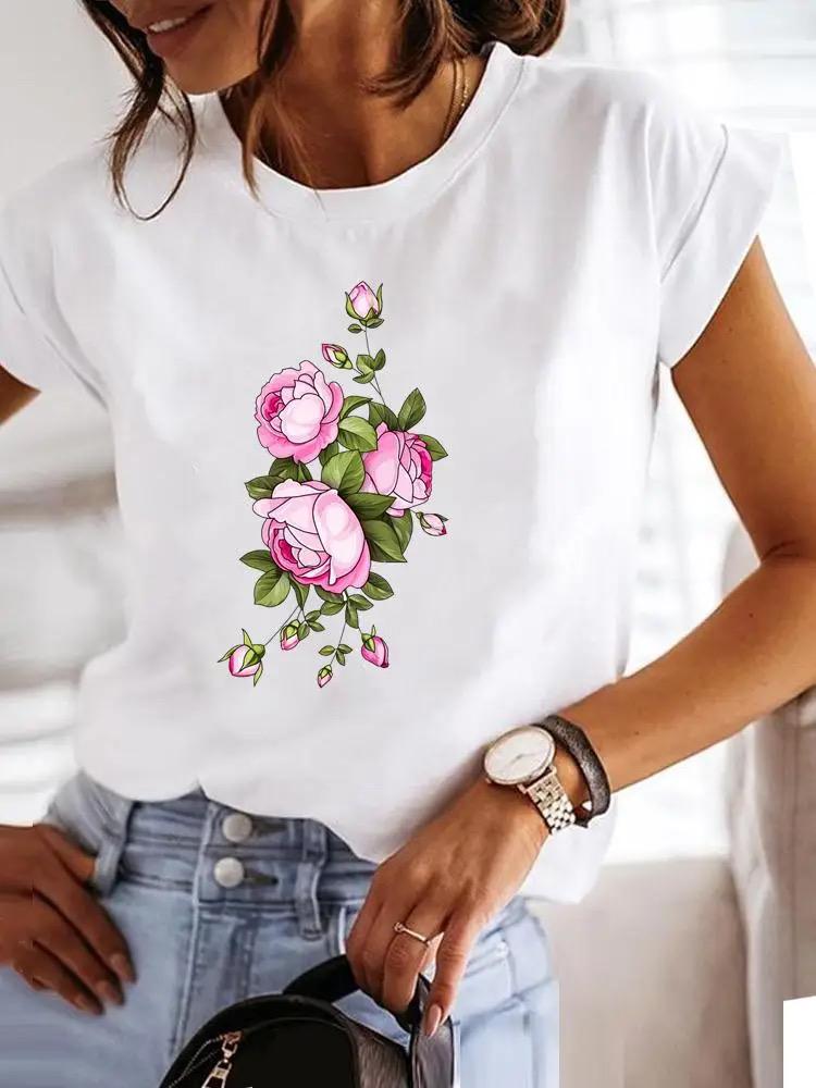 Tricou Pink Flowers