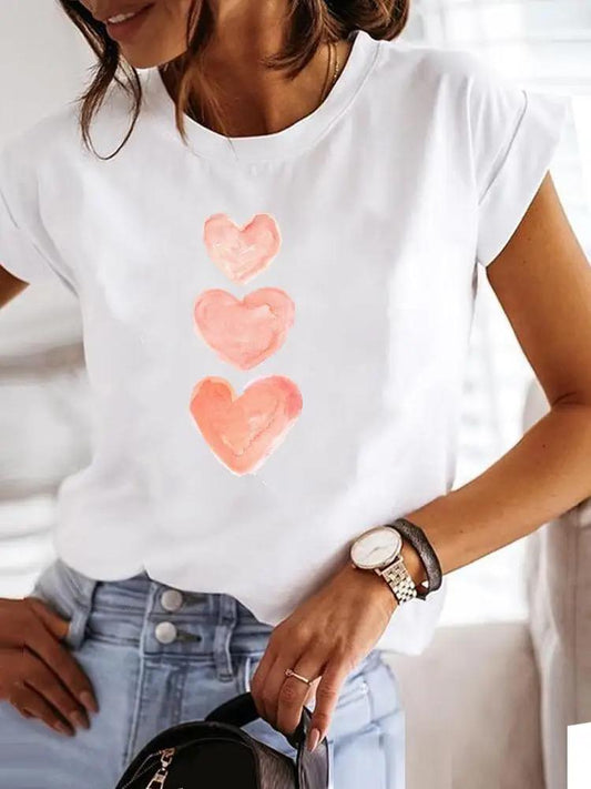 Tricou 3 Pink Heart