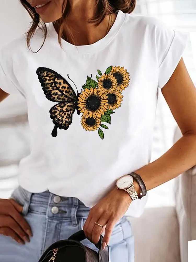 Tricou Flower And Butterfly 5