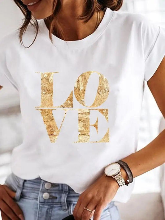 Tricou Gold Love 2