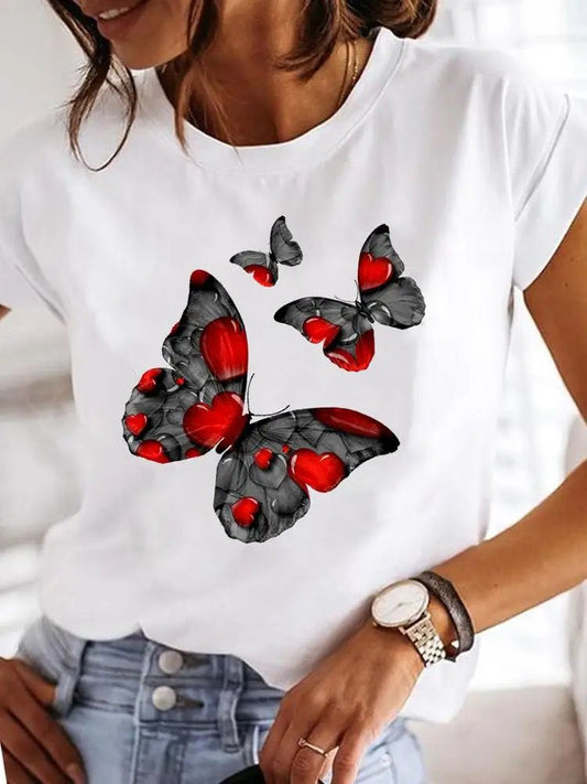 Tricou 3 Black Butterflies