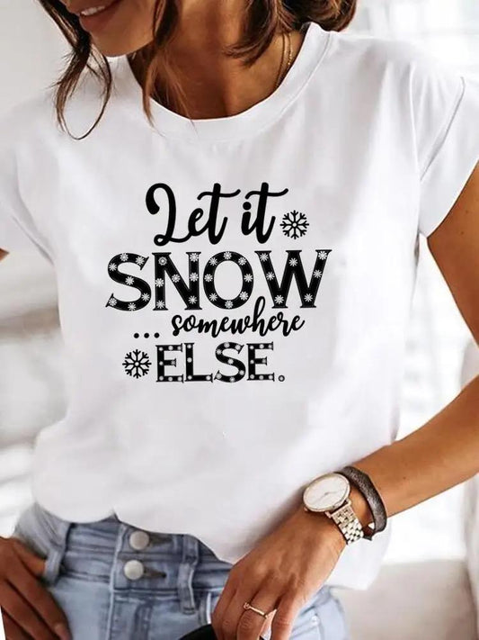 Tricou Let It Snow