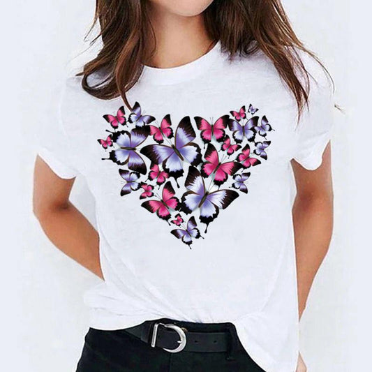 Tricou Mov Heart Butterfly