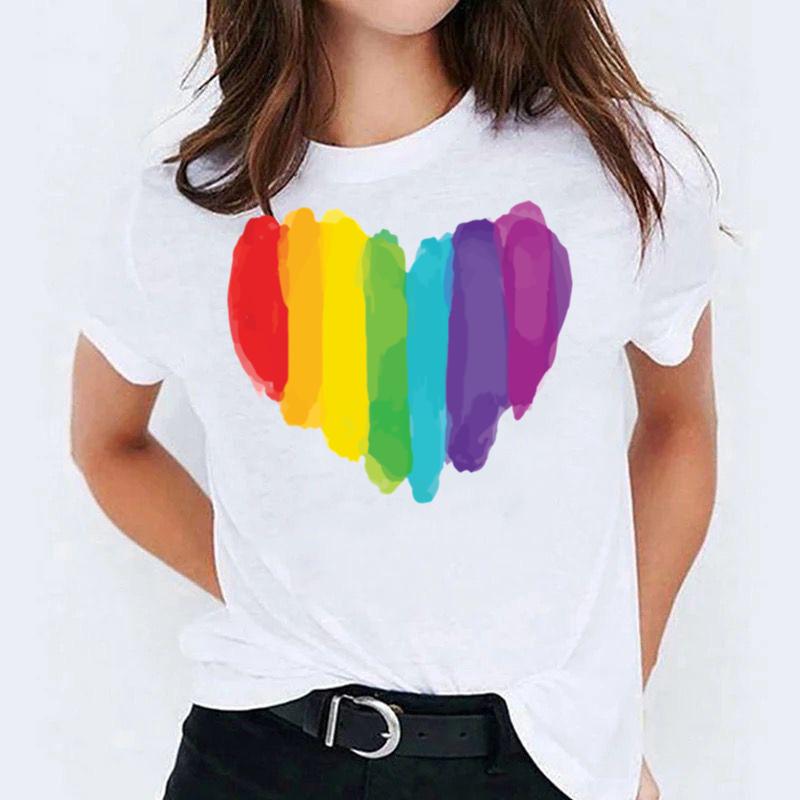 Tricou Heart Rainbow