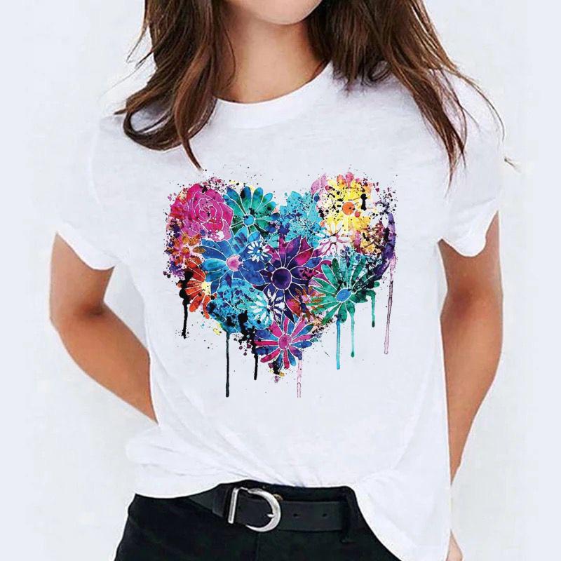 Tricou Heart Multicolor