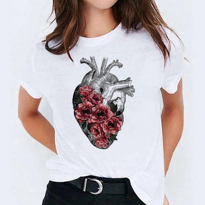 Tricou Heart Of Flowers