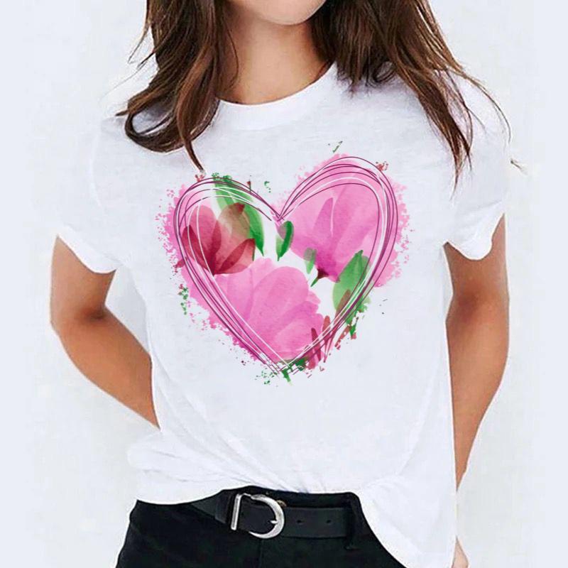 Tricou Roz Heart