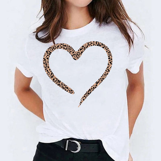 Tricou Animal Print Heart