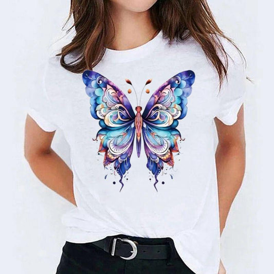 Tricou Blue Nice Butterfly