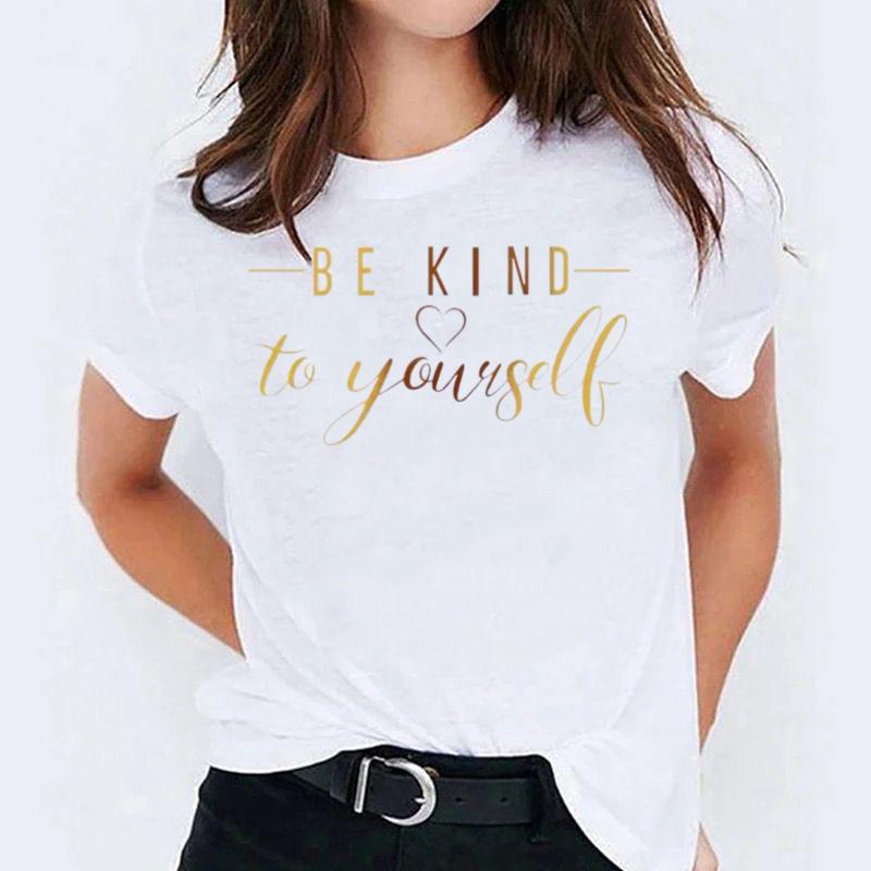 Tricou Be Kind Gold