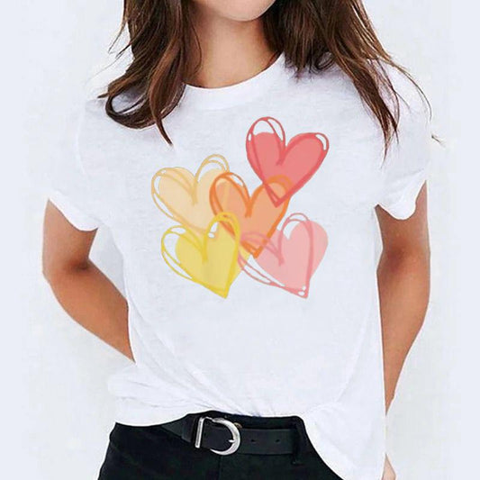 Tricou 5 Color Hearts