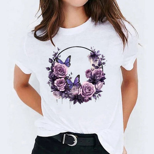 Tricou Mov Flowers