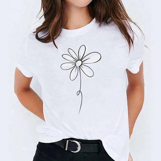 Tricou Simple Flower