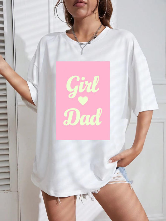 Tricou Oversize Girl Dad