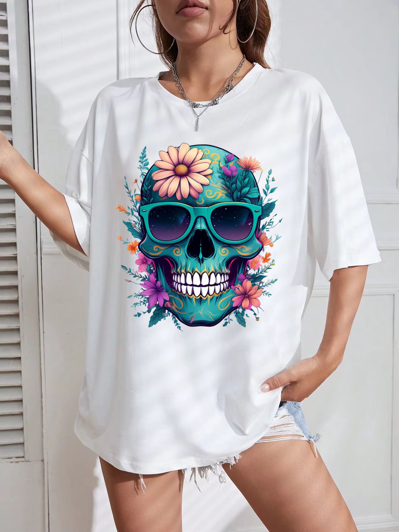 Tricou Oversize Craniu