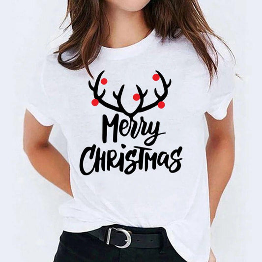 Tricou White Merry Christmas