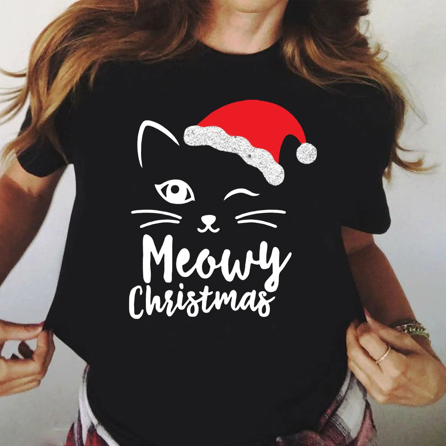 Tricou Negru Meowy