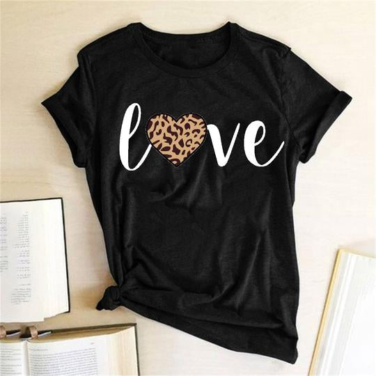 Tricou Negru Love (6709109457080)