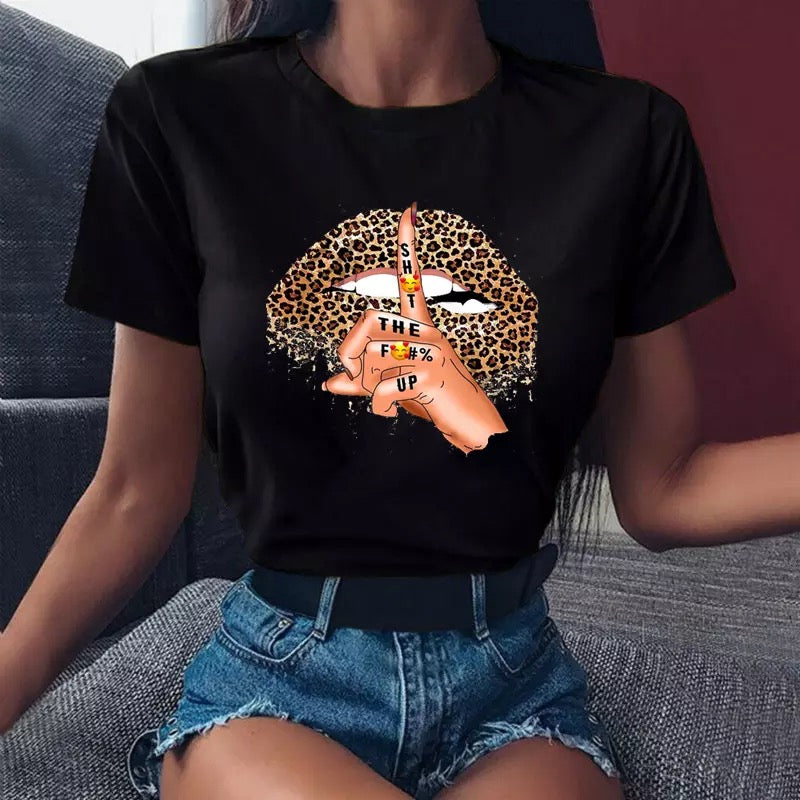 Tricou Leopard Lips (6592487653560)