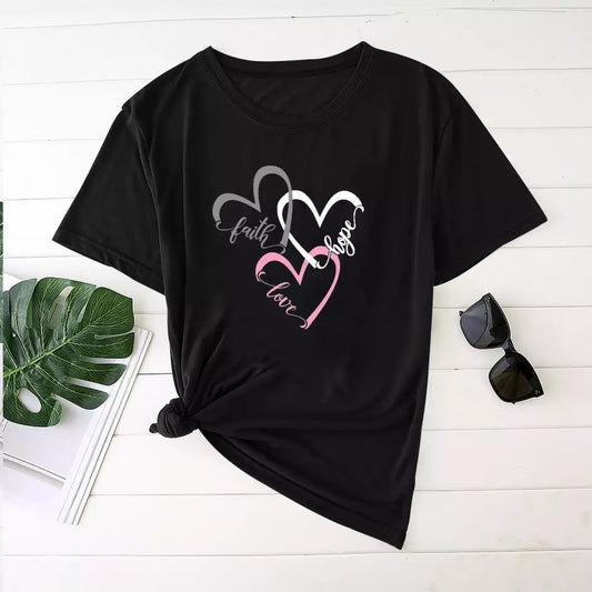 Tricou Heart Black (6615208722616)