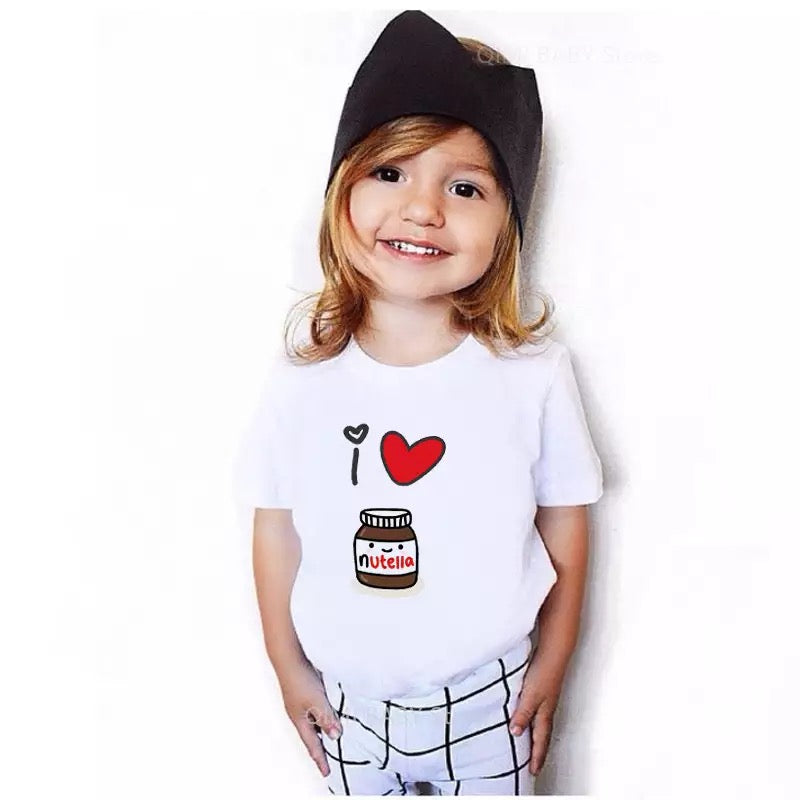 Tricou Copii I Love Nutella (6616845156536)