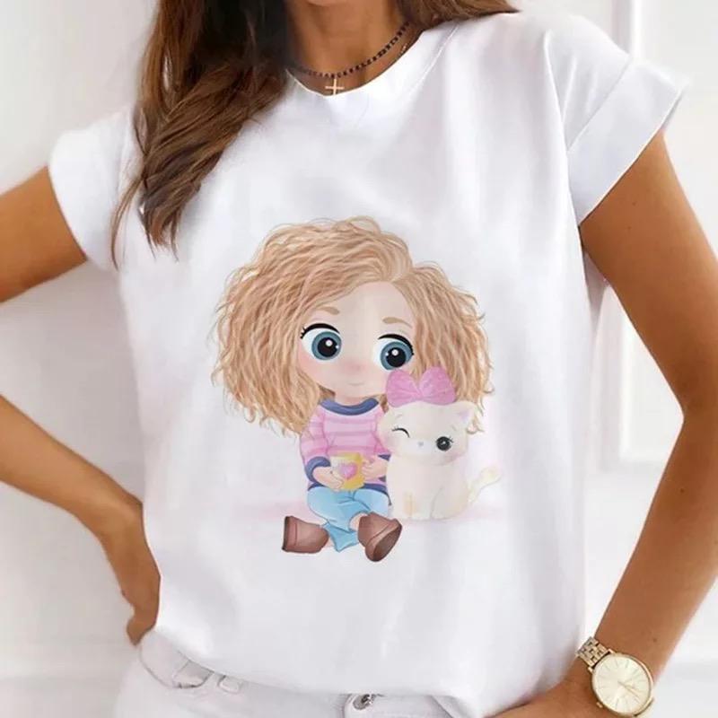 Tricou Cute Girl (6857467101368)