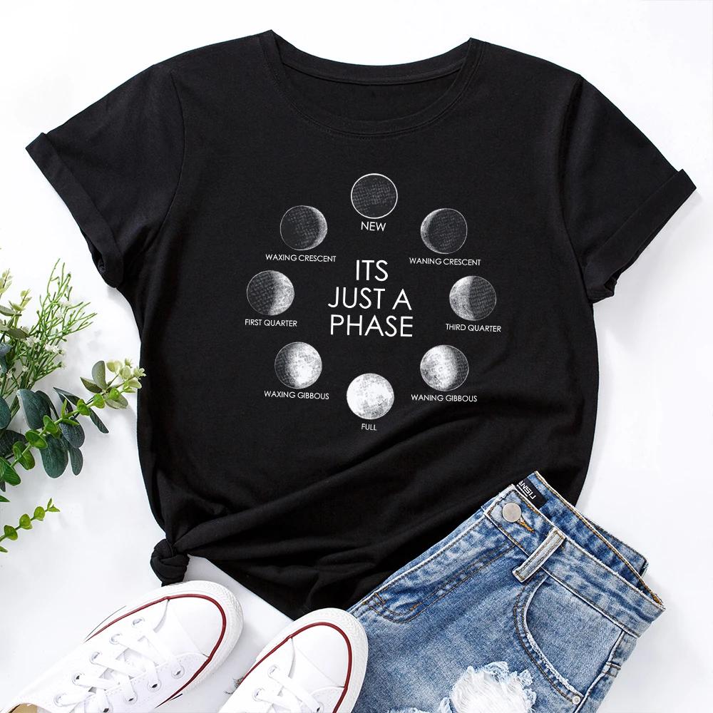 Tricou Negru Its Just A Phase (6893235273912)