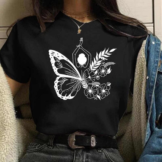 Tricou Negru Butterfly (6894916894904)