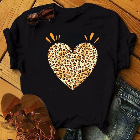 Tricou Negru Heart 4 (6894925119672)