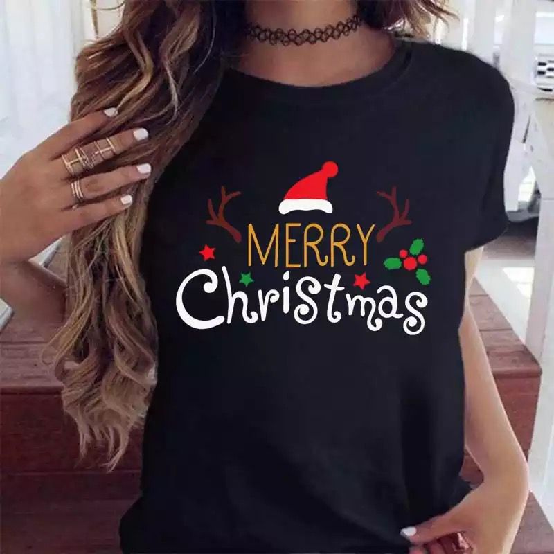 Tricou Negru Happy (6950488572088)