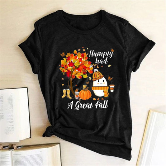 Tricou Negru A Great Fall (6952829714616)