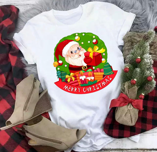 Tricou Cute Santa (7489440678106)