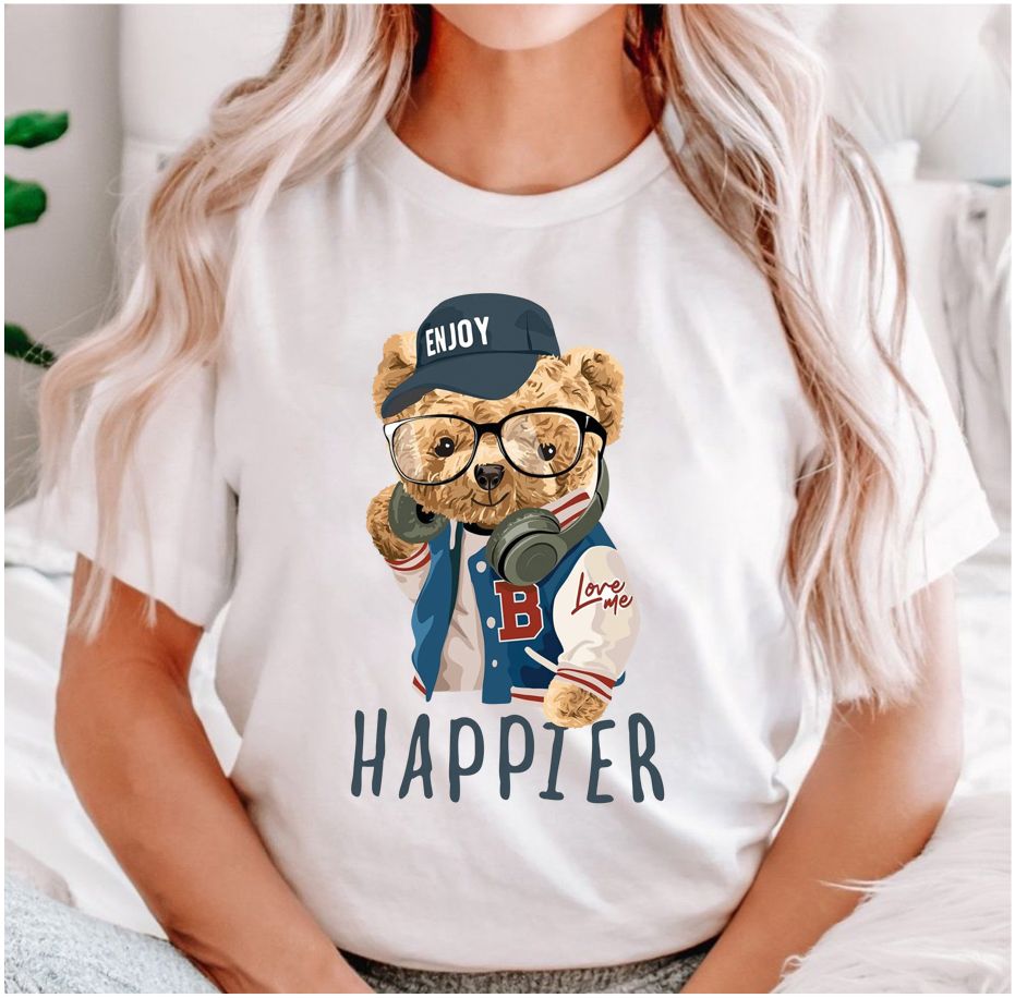 Tricou Happier (7514345636058)