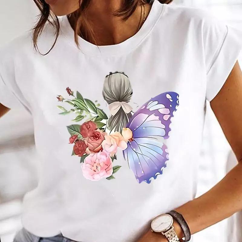 Tricou Flower And Girl (7703322689754)