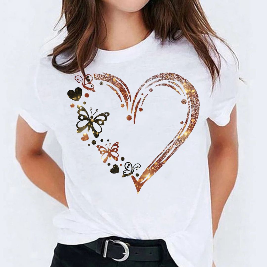 Tricou Heart Butterfly (6620647063736)