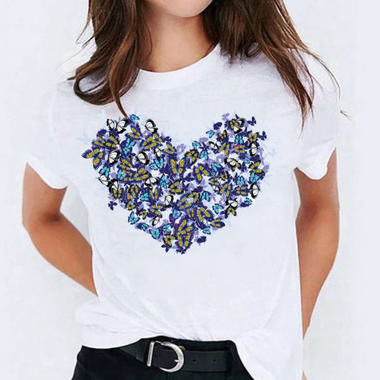 Tricou Blue Heart (6584303452344)