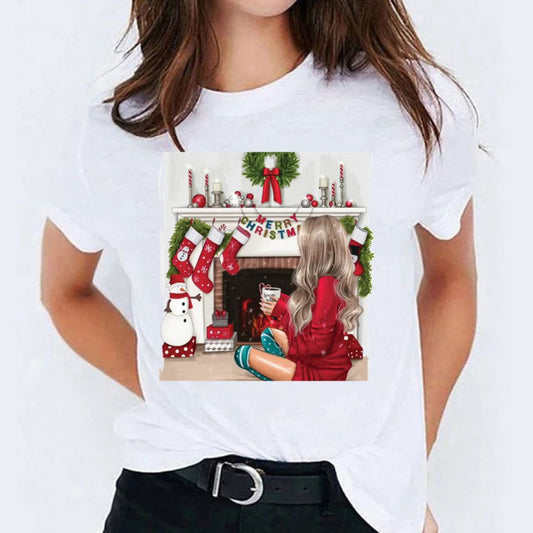 Tricou Merry Christmas Red Girl