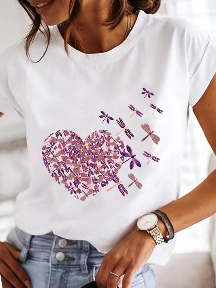 Tricou Roz Heart