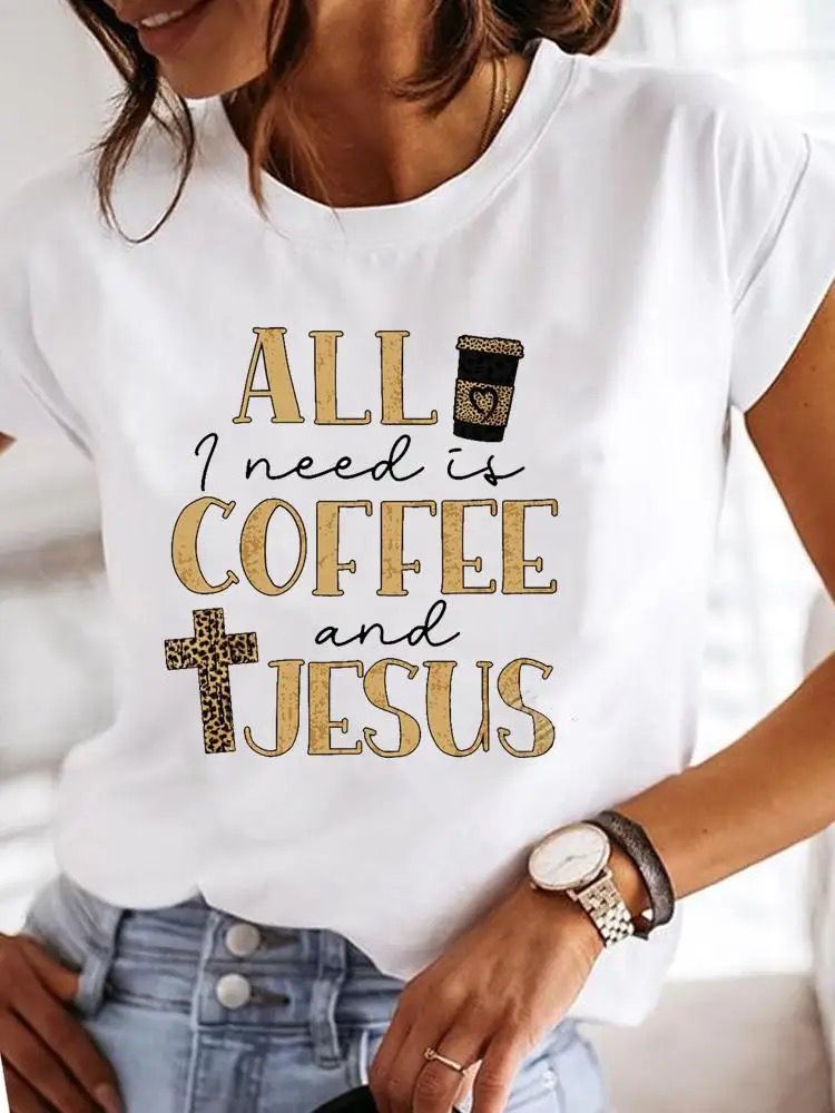 Tricou Coffee and Jesus