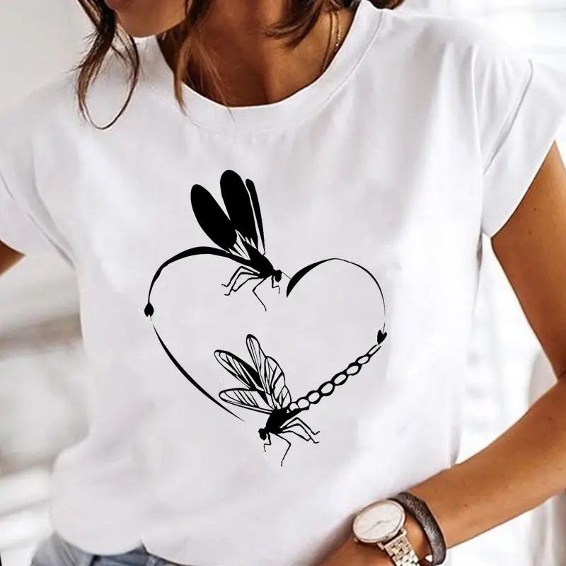 Tricou Black Heart and Butterfly