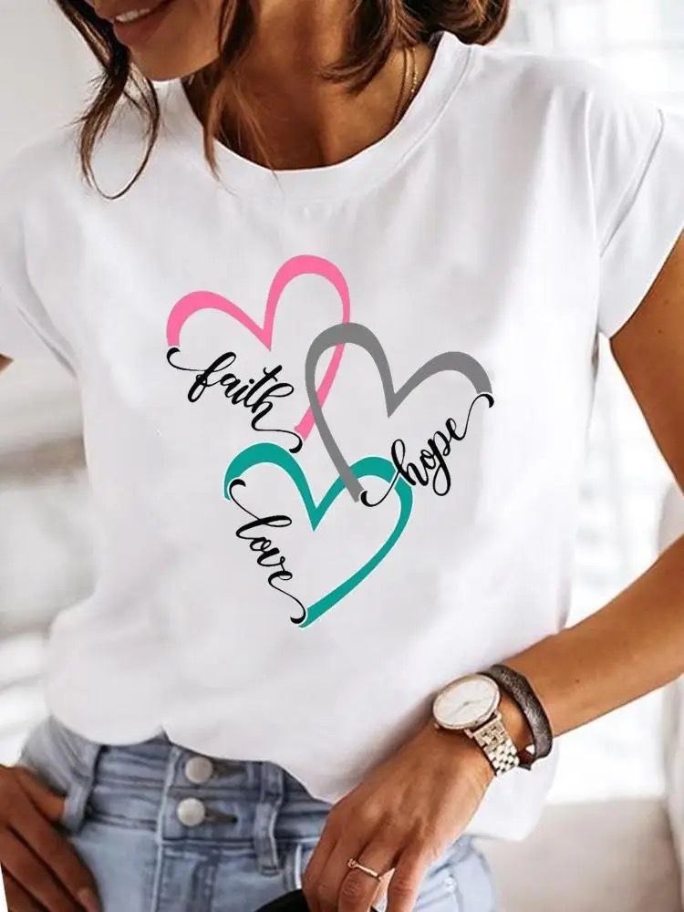 Tricou Faith Hope Love Heart