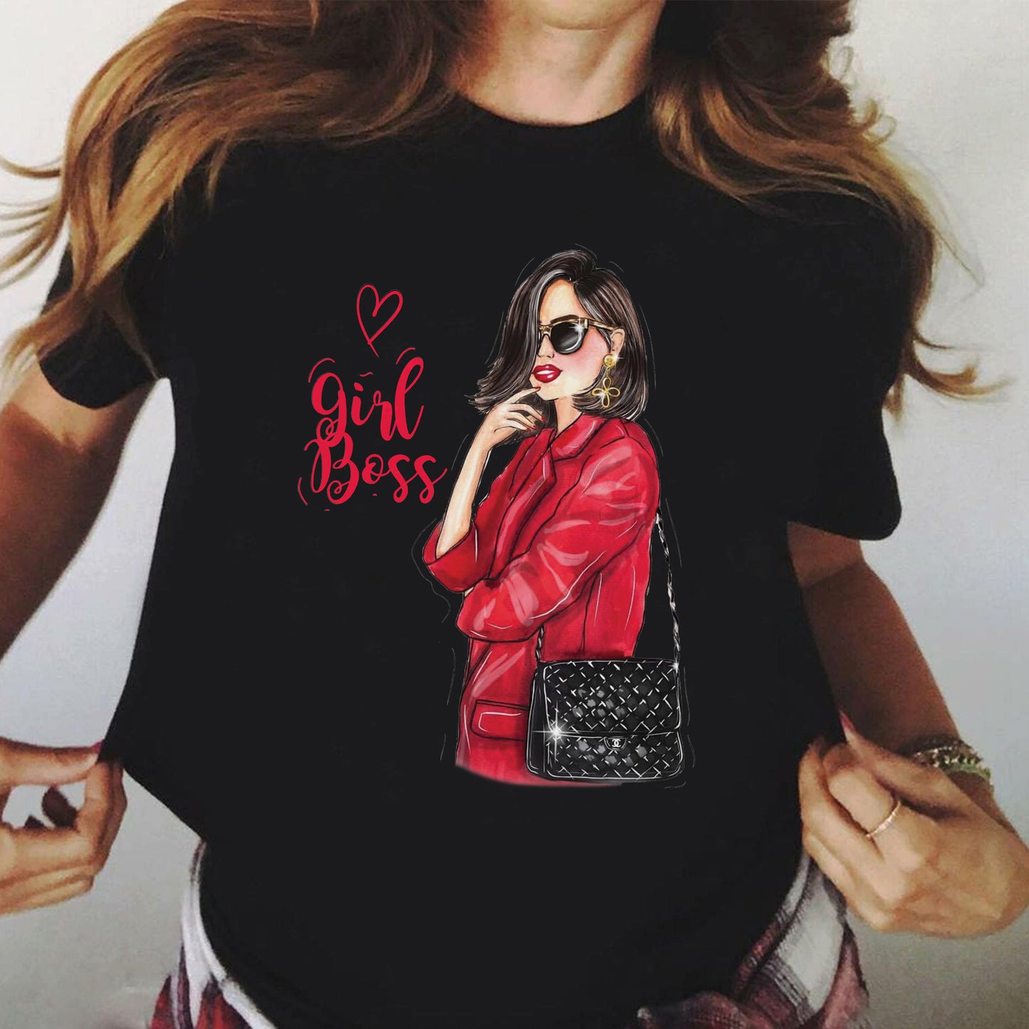 Tricou Black Girl Boss (6616870027448)