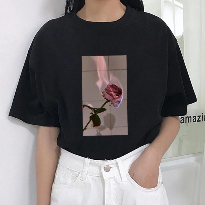 Tricou Burning Rose (6583899324600)